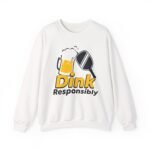 cheers to fun! unisex heavy blend™ crewneck sweatshirt, dink responsibly, casual wear, gift for beer lovers, relaxed fit