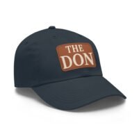 the don dad hat with leather patch,perfect gift for father's day, casual style for outdoor events, trendy accessory, summer fashion