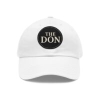 stylish dad hat with leather patch | the don | gift for dads, casual wear, father's day, birthday, everyday fashion