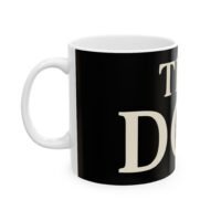 stylish black & cream ceramic mug | perfect gift for coffee lovers, tea drinkers, home decor, personalized gifts, office essentials