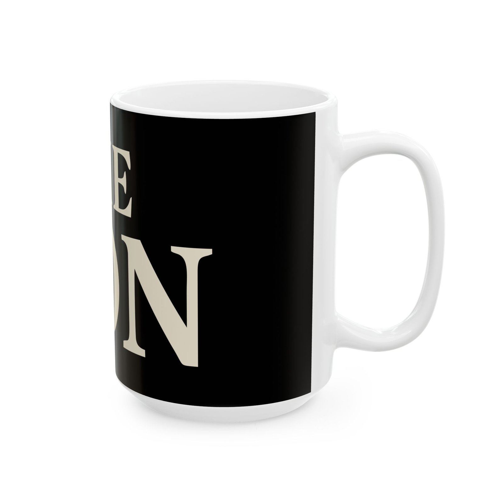 stylish black & cream ceramic mug | perfect gift for coffee lovers, tea drinkers, home decor, personalized gifts, office essentials stylish black & cream ceramic mug | perfect gift for coffee lovers, tea drinkers, home decor, personalized gifts, office essentials