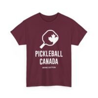 pickleball canada tee unisex heavy cotton shirt for sports lovers, casual wear, gift for athletes, fun pickleball apparel