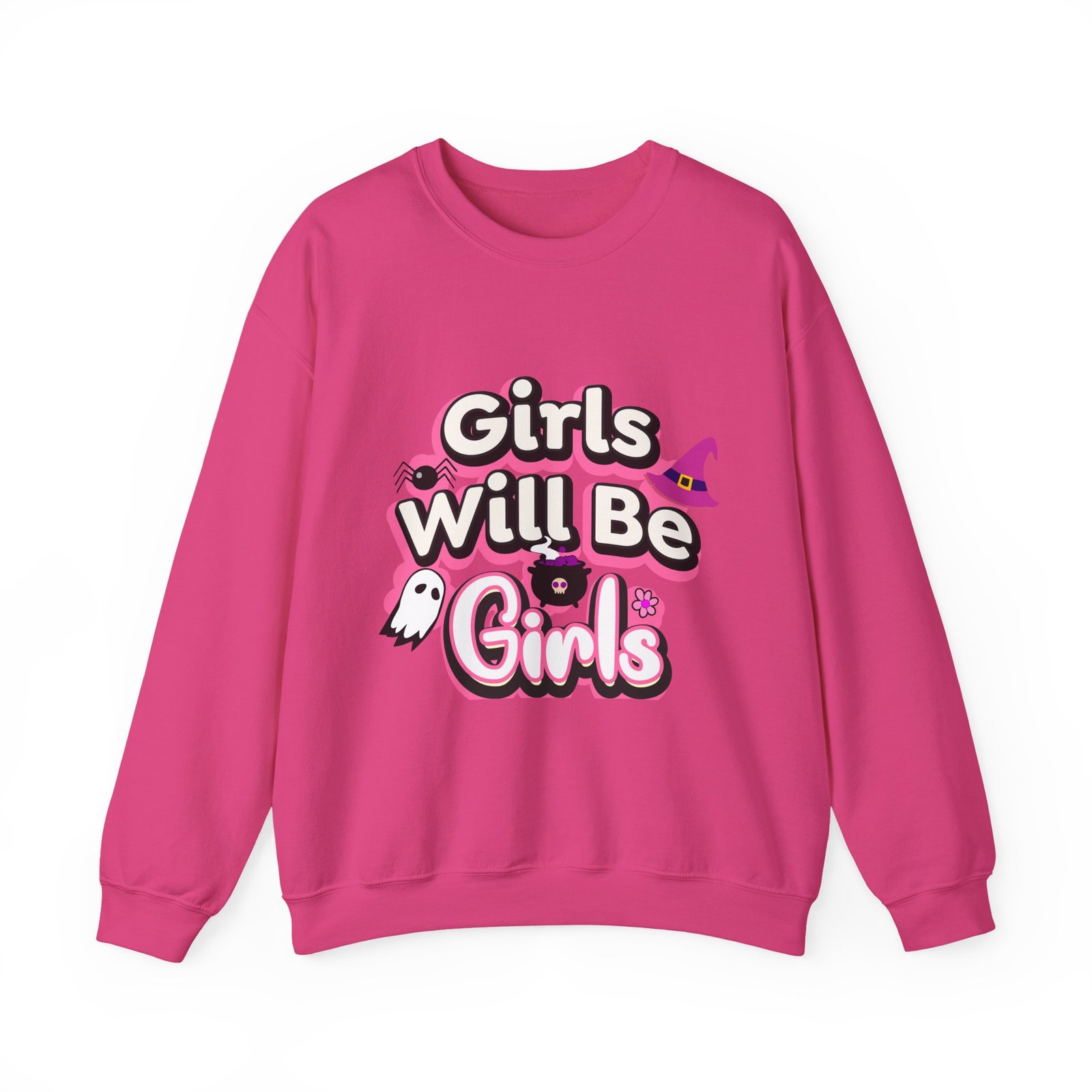 girls will be girls sweatshirt, unisex crewneck pullover, halloween gift, cozy casual wear, fun statement sweatshirt girls will be girls sweatshirt, unisex crewneck pullover, halloween gift, cozy casual wear, fun statement sweatshirt