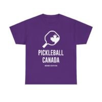 pickleball canada tee unisex heavy cotton shirt for sports lovers, casual wear, gift for athletes, fun pickleball apparel