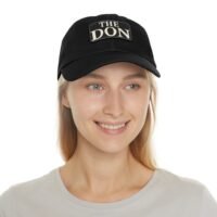 the don dad hat with leather patch,perfect gift for father's day, casual style for outdoor events, trendy accessory, summer fashion