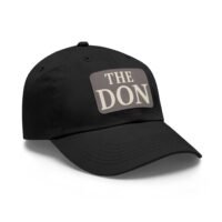 the don dad hat with leather patch,perfect gift for father's day, casual style for outdoor events, trendy accessory, summer fashion