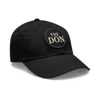 stylish dad hat with leather patch | the don | gift for dads, casual wear, father's day, birthday, everyday fashion